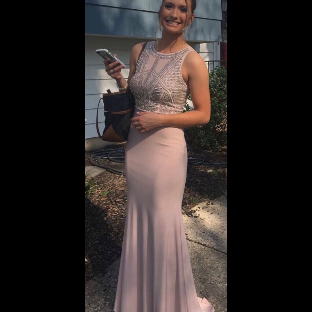 Light Pink Formal Dress - Picture 2 of 4